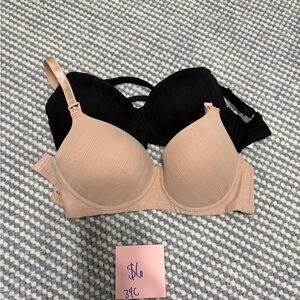 Elegant Black and Tan Nursing Women's Bra Set